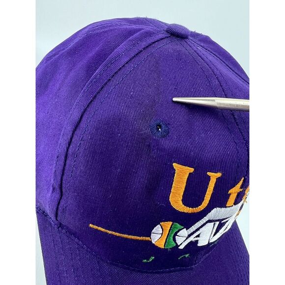 Utah Jazz Twins NBA Purple Snap Back Embroidered Hat Cap - Picture 2 of 14